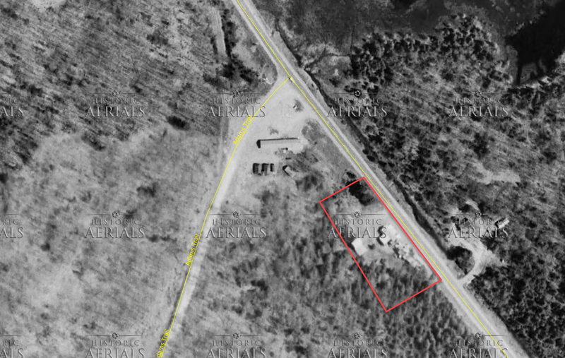 Evergreen Tavern and Cabins - 1971 Aerial